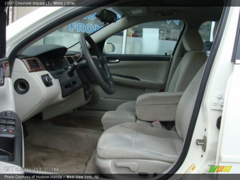 White / Gray 2007 Chevrolet Impala LT