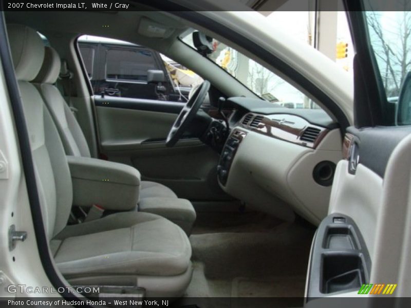 White / Gray 2007 Chevrolet Impala LT