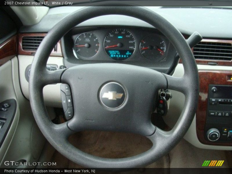 White / Gray 2007 Chevrolet Impala LT
