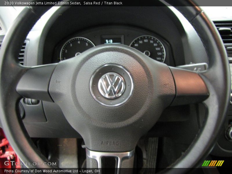 Salsa Red / Titan Black 2010 Volkswagen Jetta Limited Edition Sedan