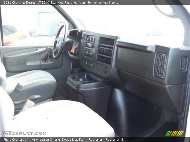 Summit White / Neutral 2011 Chevrolet Express LT 3500 Extended Passenger Van