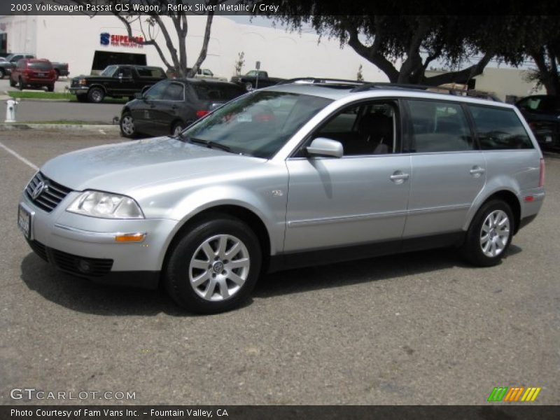 Reflex Silver Metallic / Grey 2003 Volkswagen Passat GLS Wagon