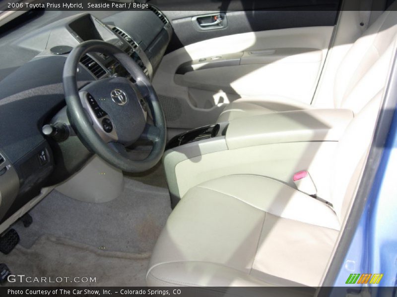 Seaside Pearl / Beige 2006 Toyota Prius Hybrid