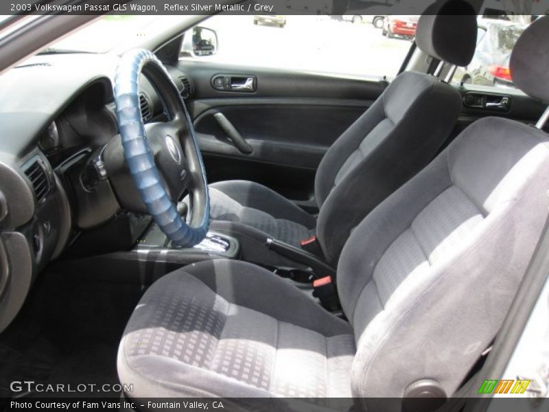 Reflex Silver Metallic / Grey 2003 Volkswagen Passat GLS Wagon