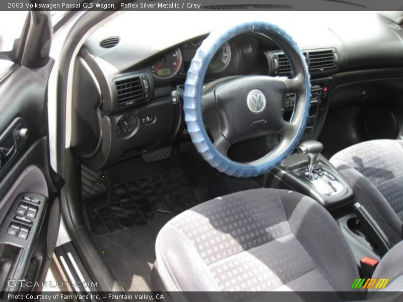 Reflex Silver Metallic / Grey 2003 Volkswagen Passat GLS Wagon