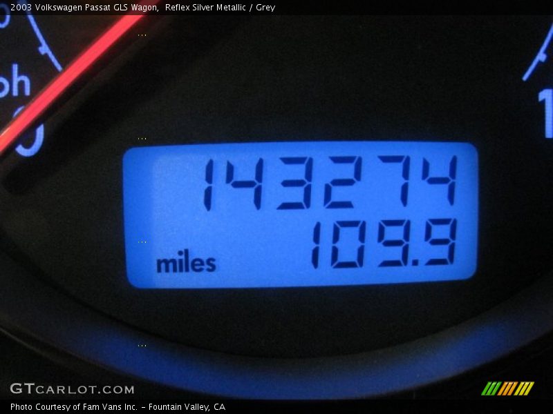 Reflex Silver Metallic / Grey 2003 Volkswagen Passat GLS Wagon