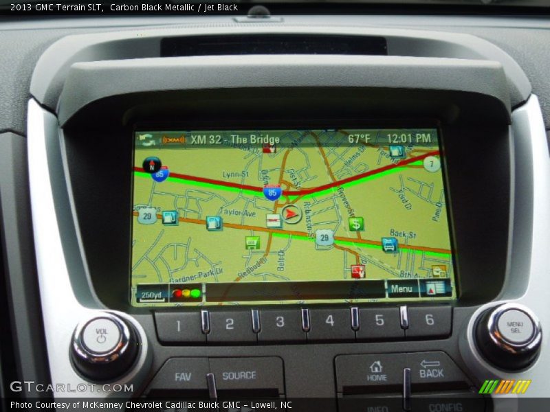 Carbon Black Metallic / Jet Black 2013 GMC Terrain SLT