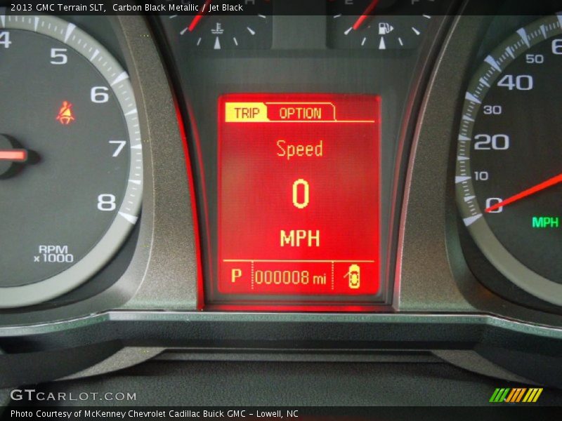 Carbon Black Metallic / Jet Black 2013 GMC Terrain SLT