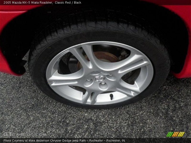 Classic Red / Black 2005 Mazda MX-5 Miata Roadster