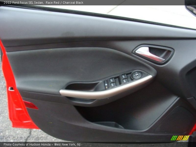 Race Red / Charcoal Black 2012 Ford Focus SEL Sedan