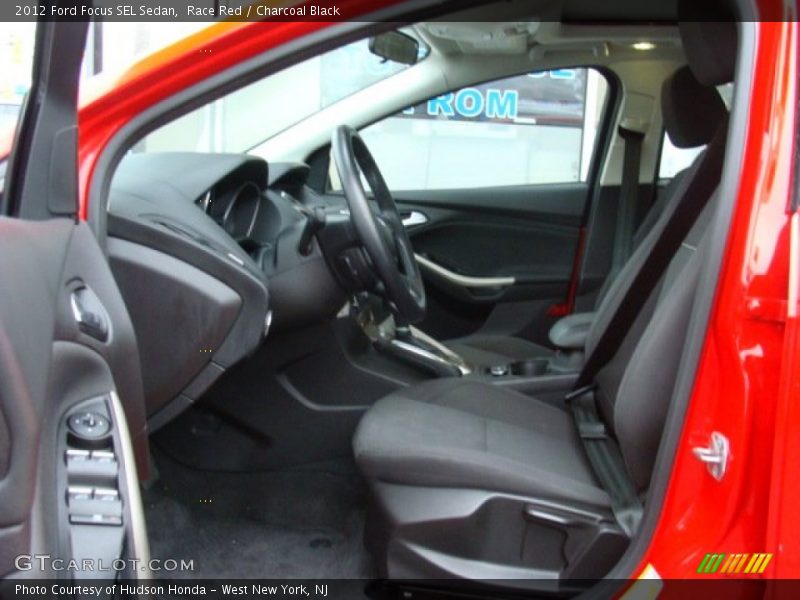 Race Red / Charcoal Black 2012 Ford Focus SEL Sedan