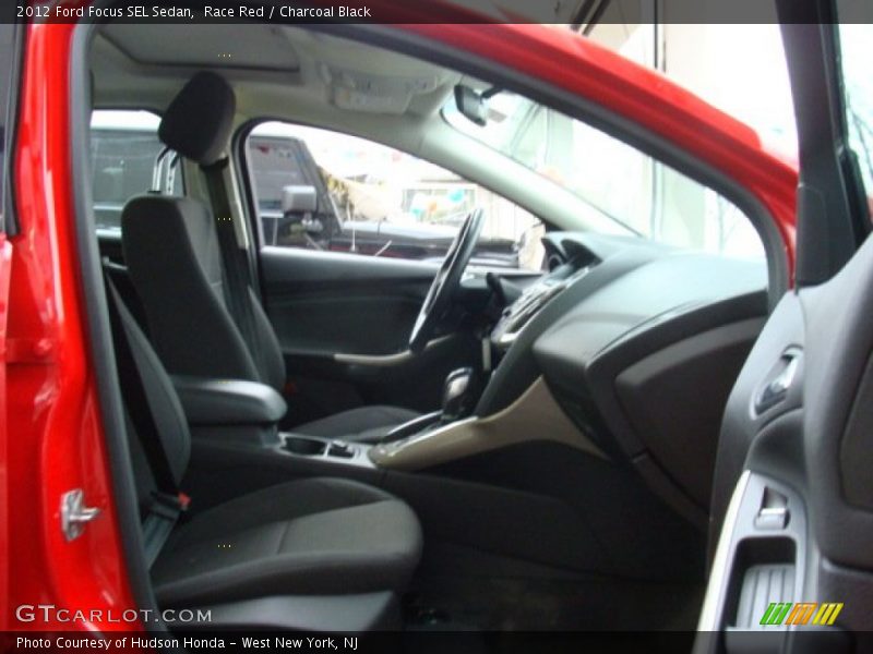 Race Red / Charcoal Black 2012 Ford Focus SEL Sedan