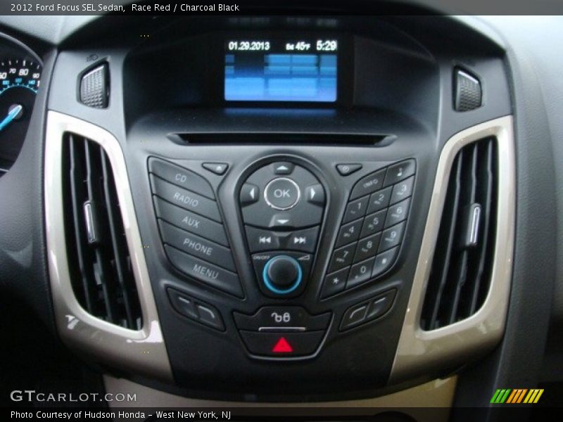 Race Red / Charcoal Black 2012 Ford Focus SEL Sedan