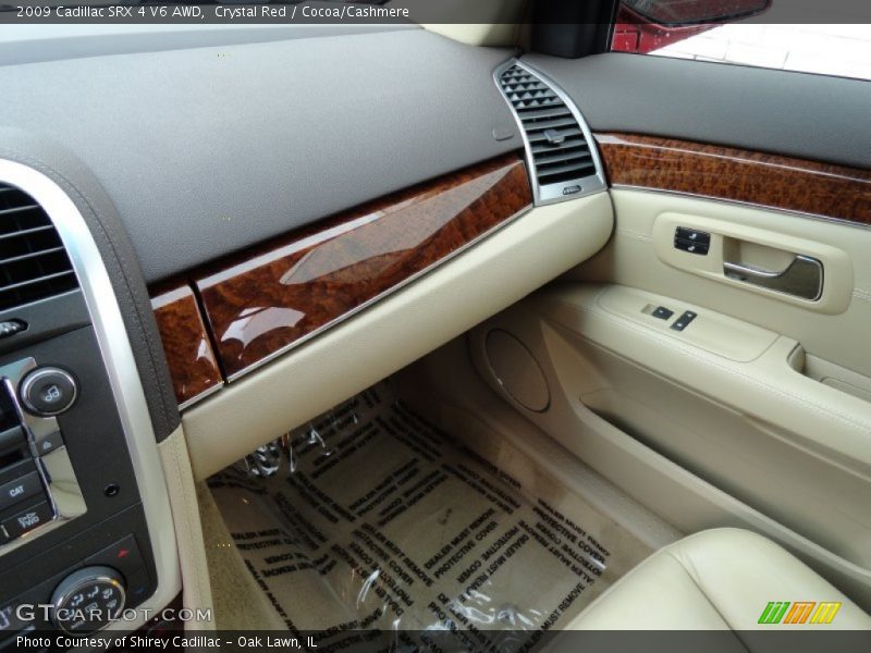 Crystal Red / Cocoa/Cashmere 2009 Cadillac SRX 4 V6 AWD
