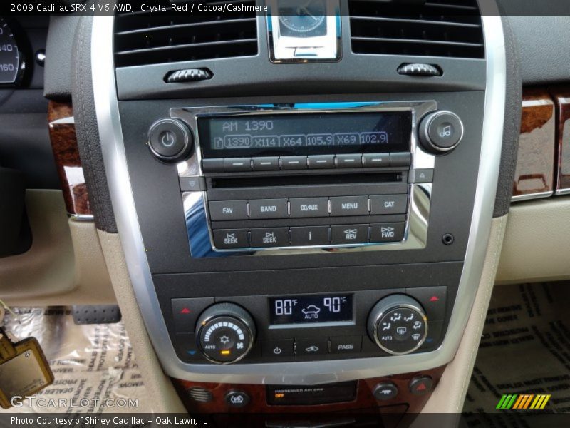 Crystal Red / Cocoa/Cashmere 2009 Cadillac SRX 4 V6 AWD