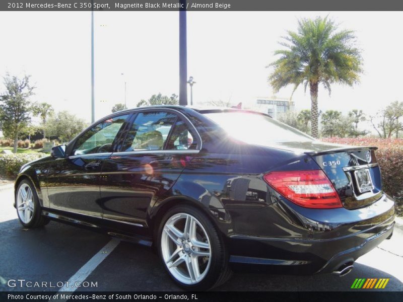Magnetite Black Metallic / Almond Beige 2012 Mercedes-Benz C 350 Sport