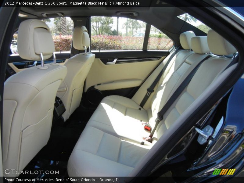 Magnetite Black Metallic / Almond Beige 2012 Mercedes-Benz C 350 Sport