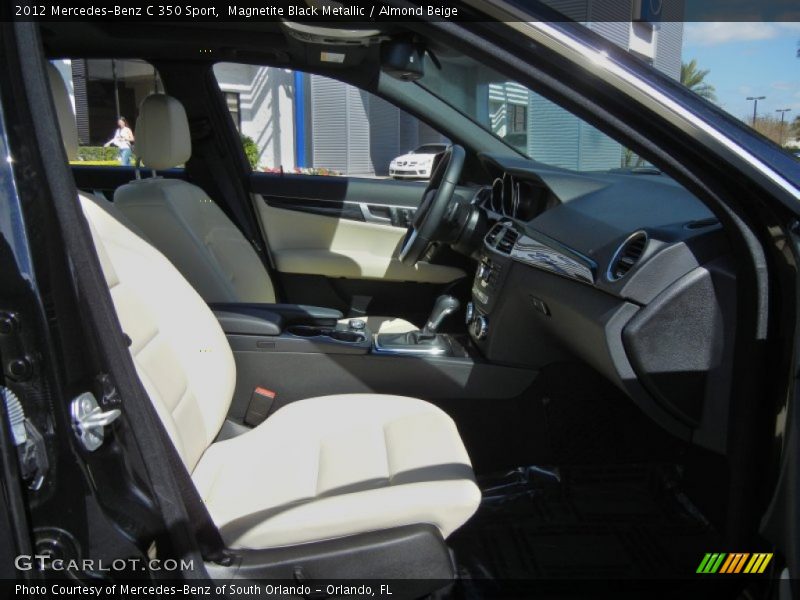 Magnetite Black Metallic / Almond Beige 2012 Mercedes-Benz C 350 Sport