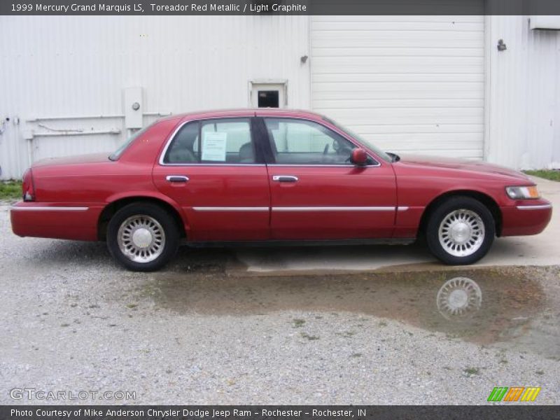 Toreador Red Metallic / Light Graphite 1999 Mercury Grand Marquis LS