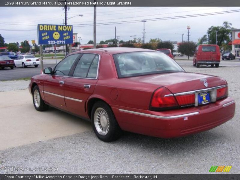 Toreador Red Metallic / Light Graphite 1999 Mercury Grand Marquis LS