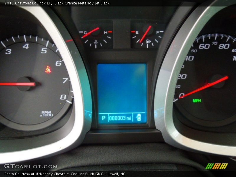 Black Granite Metallic / Jet Black 2013 Chevrolet Equinox LT