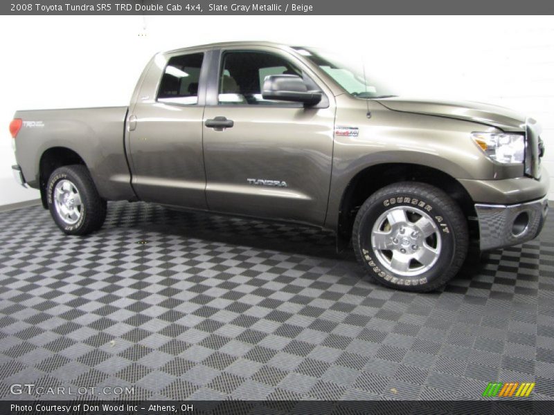 Slate Gray Metallic / Beige 2008 Toyota Tundra SR5 TRD Double Cab 4x4