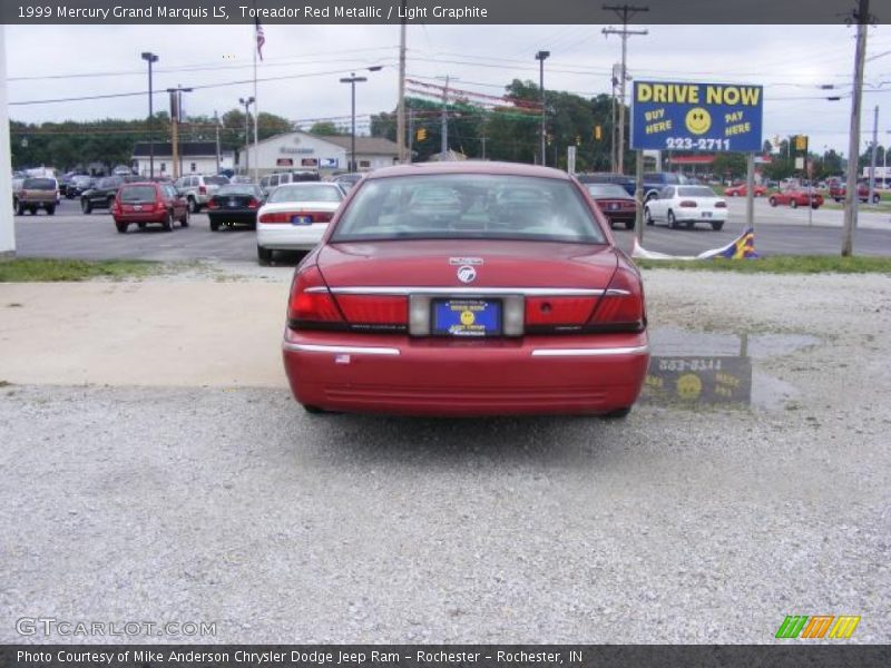 Toreador Red Metallic / Light Graphite 1999 Mercury Grand Marquis LS