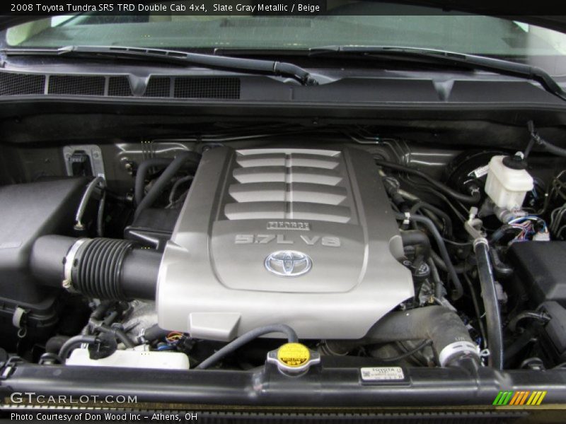 Slate Gray Metallic / Beige 2008 Toyota Tundra SR5 TRD Double Cab 4x4
