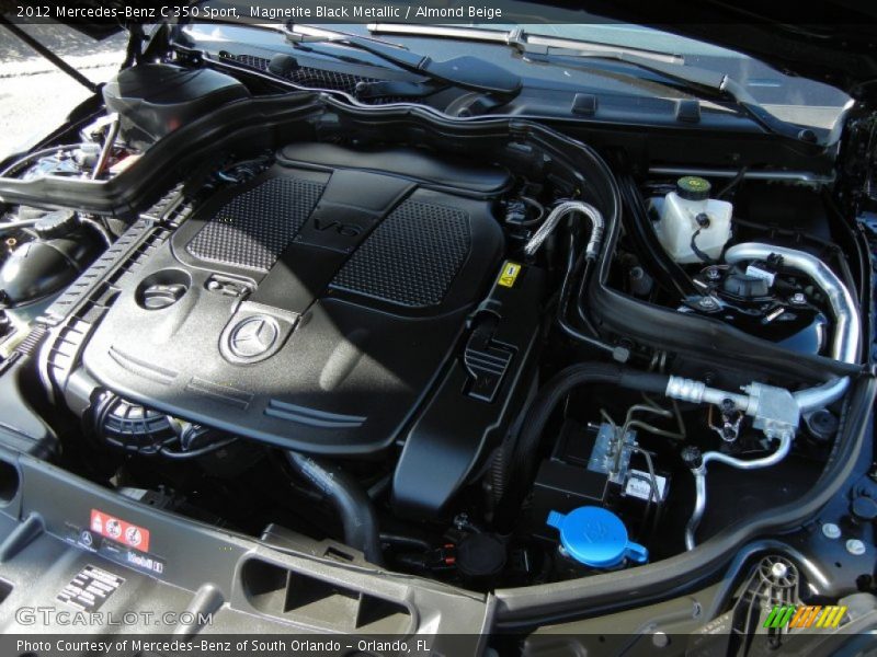 Magnetite Black Metallic / Almond Beige 2012 Mercedes-Benz C 350 Sport