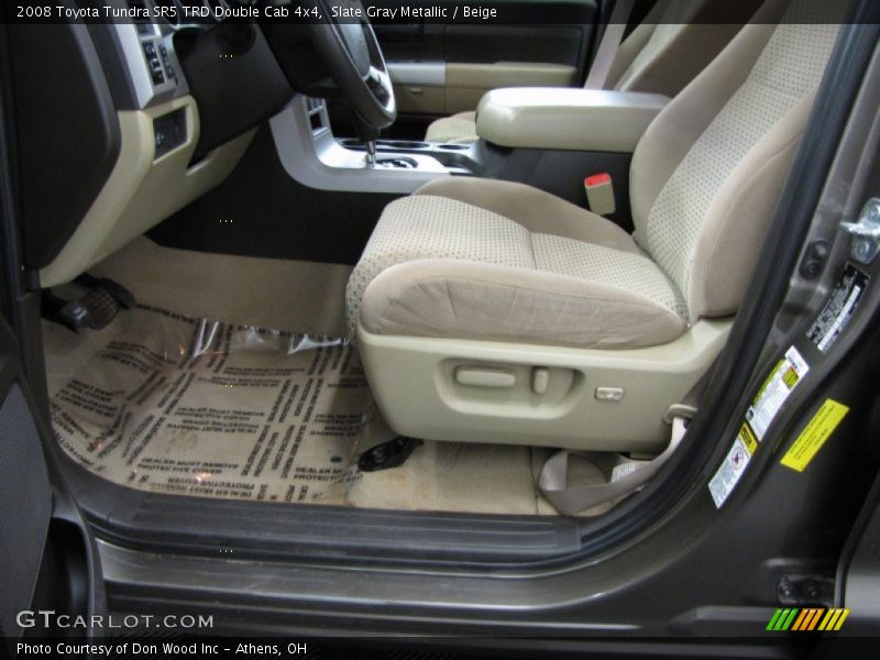 Slate Gray Metallic / Beige 2008 Toyota Tundra SR5 TRD Double Cab 4x4