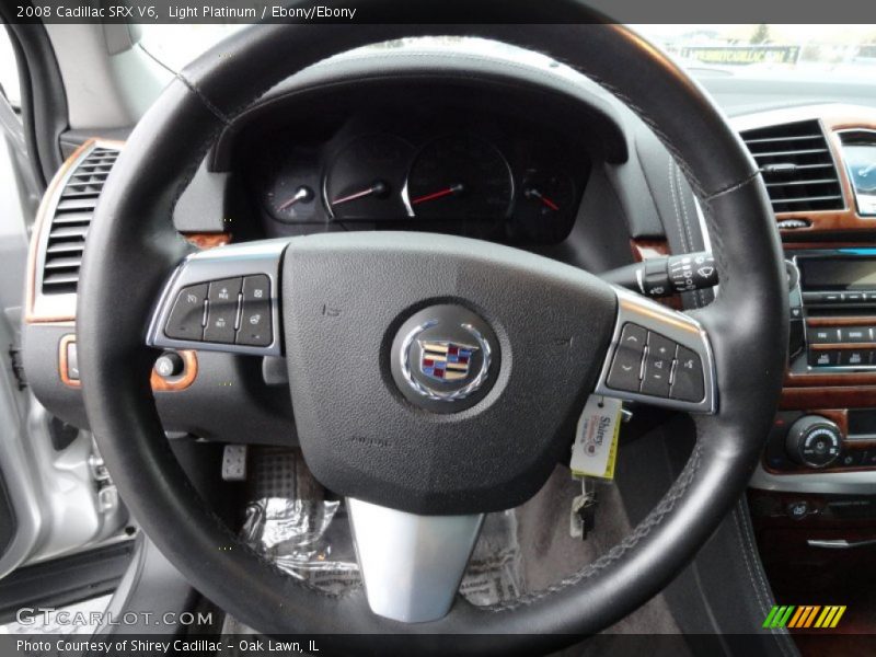 Light Platinum / Ebony/Ebony 2008 Cadillac SRX V6