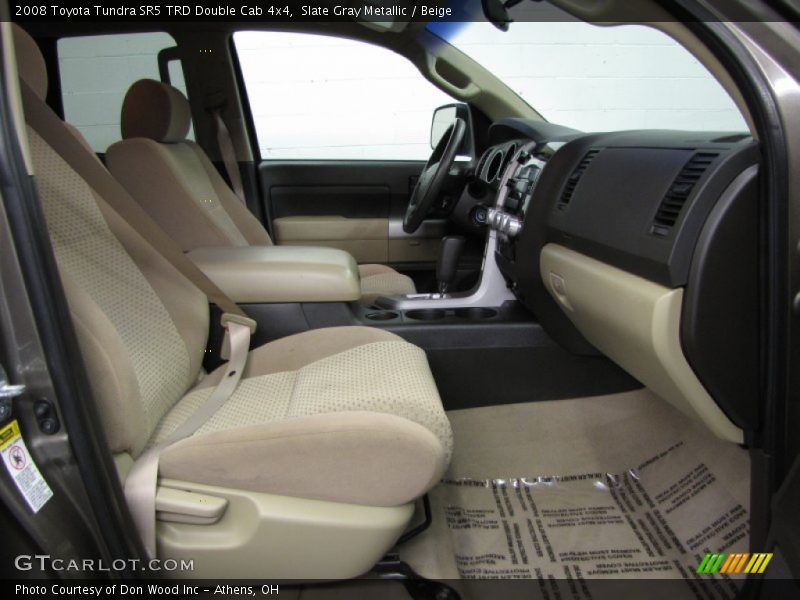 Slate Gray Metallic / Beige 2008 Toyota Tundra SR5 TRD Double Cab 4x4