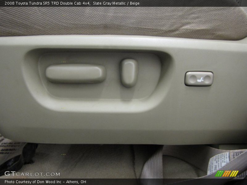 Slate Gray Metallic / Beige 2008 Toyota Tundra SR5 TRD Double Cab 4x4