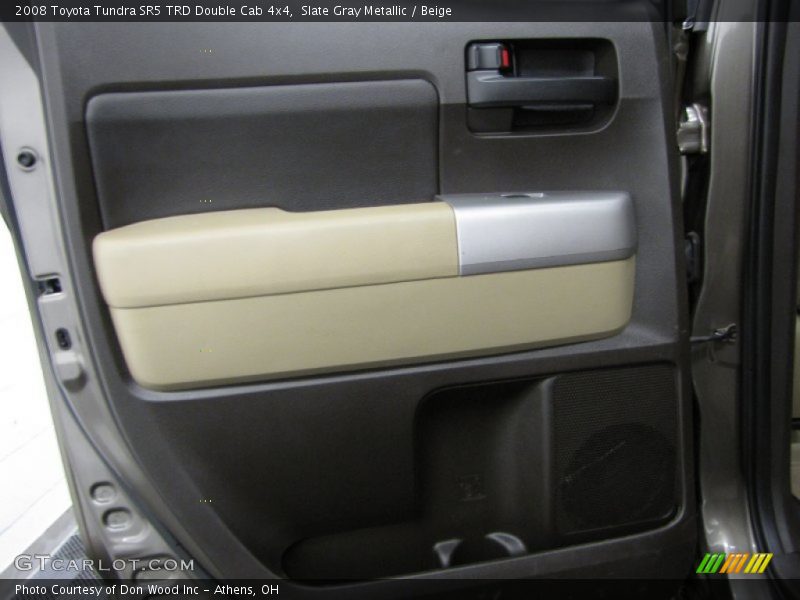 Slate Gray Metallic / Beige 2008 Toyota Tundra SR5 TRD Double Cab 4x4