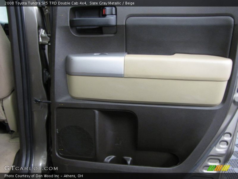 Slate Gray Metallic / Beige 2008 Toyota Tundra SR5 TRD Double Cab 4x4