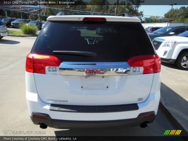Summit White / Brownstone 2010 GMC Terrain SLT