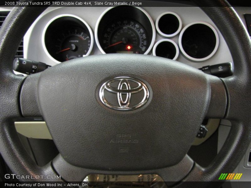 Slate Gray Metallic / Beige 2008 Toyota Tundra SR5 TRD Double Cab 4x4