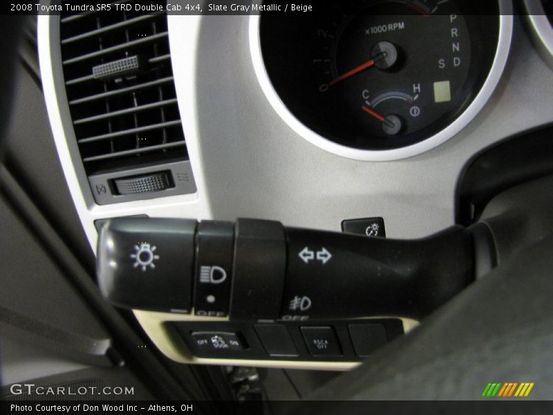 Slate Gray Metallic / Beige 2008 Toyota Tundra SR5 TRD Double Cab 4x4