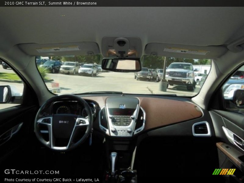 Summit White / Brownstone 2010 GMC Terrain SLT