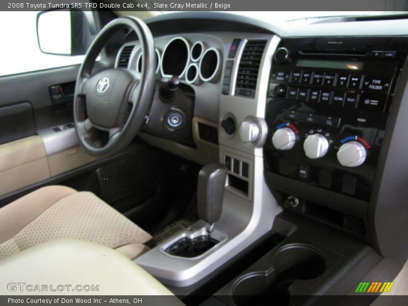 Slate Gray Metallic / Beige 2008 Toyota Tundra SR5 TRD Double Cab 4x4