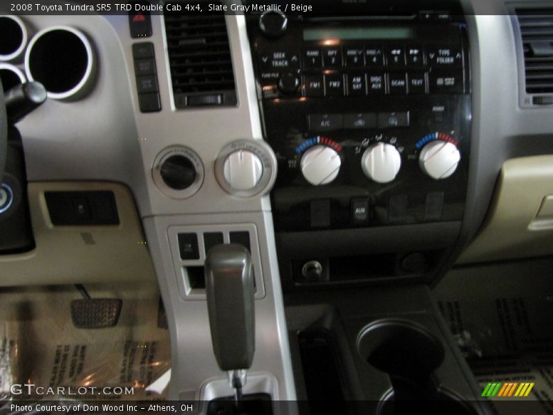 Slate Gray Metallic / Beige 2008 Toyota Tundra SR5 TRD Double Cab 4x4