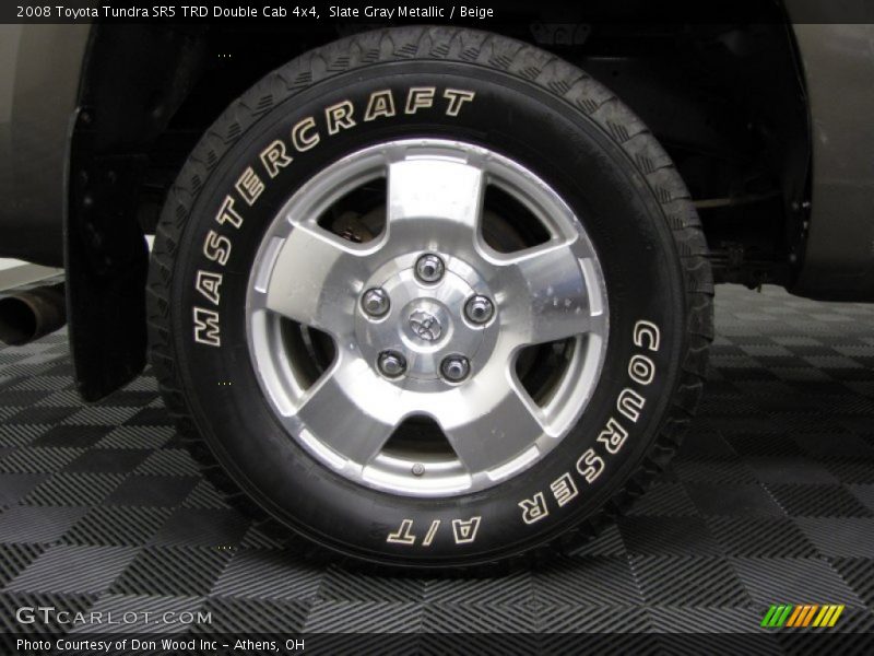Slate Gray Metallic / Beige 2008 Toyota Tundra SR5 TRD Double Cab 4x4