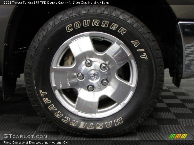 Slate Gray Metallic / Beige 2008 Toyota Tundra SR5 TRD Double Cab 4x4