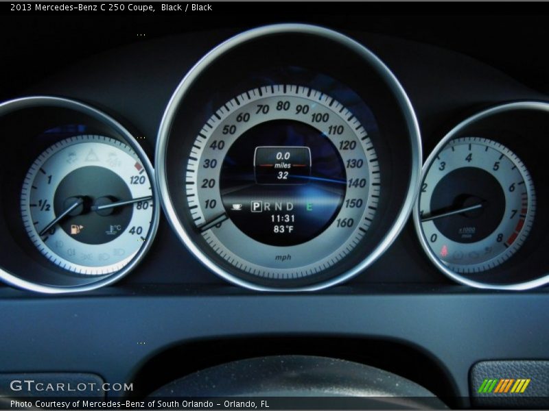 Black / Black 2013 Mercedes-Benz C 250 Coupe