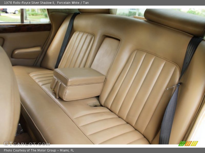 Rear Seat of 1978 Silver Shadow II 