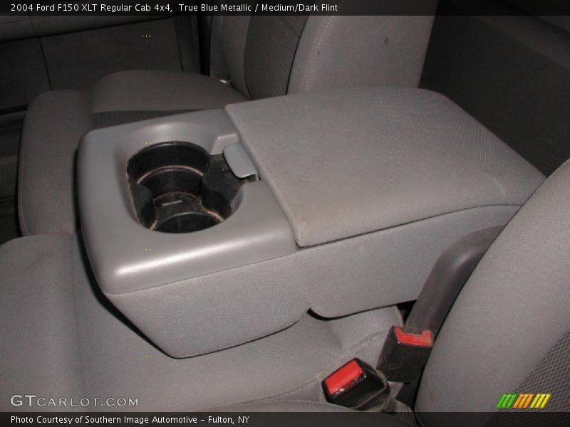 True Blue Metallic / Medium/Dark Flint 2004 Ford F150 XLT Regular Cab 4x4