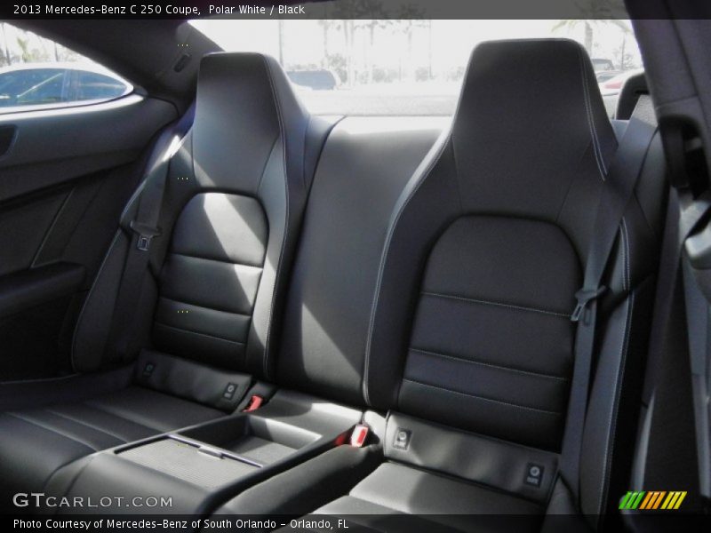 Polar White / Black 2013 Mercedes-Benz C 250 Coupe