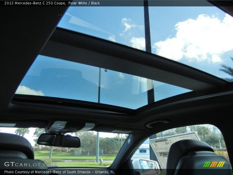 Polar White / Black 2013 Mercedes-Benz C 250 Coupe