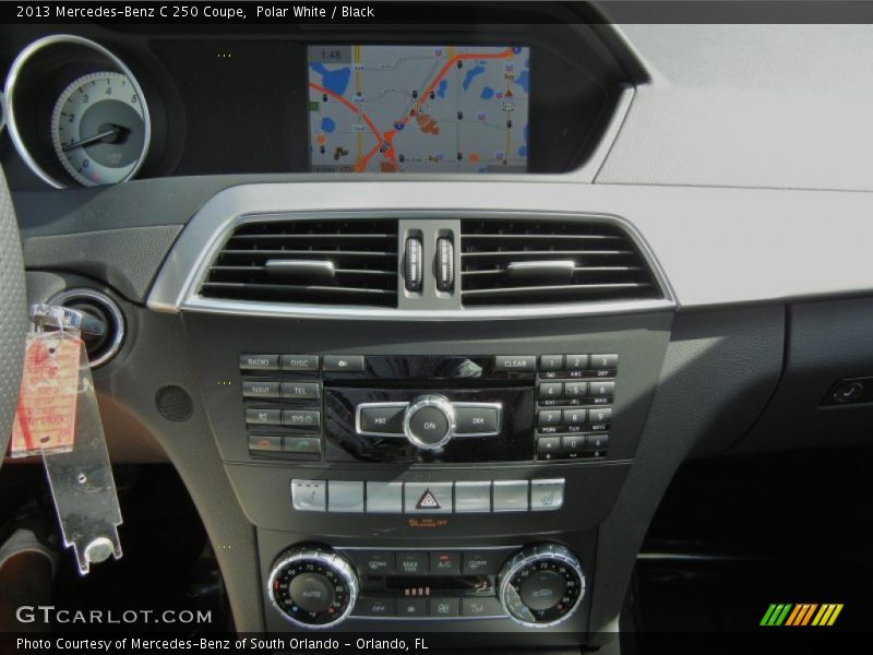 Polar White / Black 2013 Mercedes-Benz C 250 Coupe