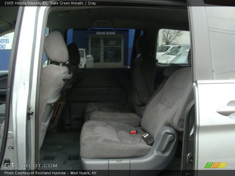 Slate Green Metallic / Gray 2005 Honda Odyssey EX